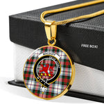 MacDuff Dress Modern Clan Scotland Tartan Plaid Circle Pendant Necklace Jewelry Gift For Women,Gold Circle Necklace,Gold Necklace,Gold Necklace For Women,Necklaces Jewelry For Women,Silver Circle Necklace,Silver Necklace,Sterling Silver Necklace,Tartan Crest Circle Necklaces