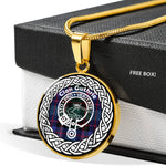Guthrie Crest Tartan Crest Circle Necklaces, Necklaces Jewelry For Women, Gold Circle Necklace, Silver Circle Necklace, Gold Necklace, Silver Necklace, Gold Necklace For Women, Custom Necklace, Sterling Silver Necklace