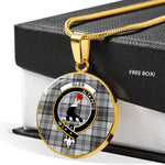 Glen Grey Clan Scotland Tartan Plaid Circle Pendant Necklace Jewelry Gift For Women,Gold Circle Necklace,Gold Necklace,Gold Necklace For Women,Necklaces Jewelry For Women,Silver Circle Necklace,Silver Necklace,Sterling Silver Necklace,Tartan Crest Circle Necklaces