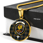 Lyle Clan Scotland Tartan Plaid Circle Pendant Necklace Jewelry Gift For Women,Gold Circle Necklace,Gold Necklace,Gold Necklace For Women,Necklaces Jewelry For Women,Silver Circle Necklace,Silver Necklace,Sterling Silver Necklace,Tartan Crest Circle Necklaces