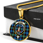 Guthrie Ancient Clan Scotland Tartan Plaid Circle Pendant Necklace Jewelry Gift For Women,Gold Circle Necklace,Gold Necklace,Gold Necklace For Women,Necklaces Jewelry For Women,Silver Circle Necklace,Silver Necklace,Sterling Silver Necklace,Tartan Crest Circle Necklaces