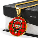 MacDonald Clan Donald Of Sleat Clan Scotland Tartan Plaid Circle Pendant Necklace Jewelry Gift For Women,Gold Circle Necklace,Gold Necklace,Gold Necklace For Women,Necklaces Jewelry For Women,Silver Circle Necklace,Silver Necklace,Sterling Silver Necklace,Tartan Crest Circle Necklaces