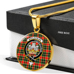 MacLachlan Hunting Modern Clan Scotland Tartan Plaid Circle Pendant Necklace Jewelry Gift For Women,Gold Circle Necklace,Gold Necklace,Gold Necklace For Women,Necklaces Jewelry For Women,Silver Circle Necklace,Silver Necklace,Sterling Silver Necklace,Tartan Crest Circle Necklaces