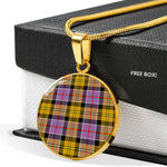 Culloden Ancient Clan Scotland Tartan Plaid Circle Pendant Necklace Jewelry Gift For Women,Gold Circle Necklace,Gold Necklace,Gold Necklace For Women,Necklaces Jewelry For Women,Silver Circle Necklace,Silver Necklace,Sterling Silver Necklace,Tartan Crest Circle Necklaces