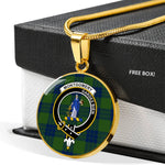 Montgomery Hunting Clan Scotland Tartan Plaid Circle Pendant Necklace Jewelry Gift For Women,Gold Circle Necklace,Gold Necklace,Gold Necklace For Women,Necklaces Jewelry For Women,Silver Circle Necklace,Silver Necklace,Sterling Silver Necklace,Tartan Crest Circle Necklaces
