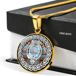 Anderson Crest Tartan Crest Circle Necklaces, Necklaces Jewelry For Women, Gold Circle Necklace, Silver Circle Necklace, Gold Necklace, Silver Necklace, Gold Necklace For Women, Custom Necklace, Sterling Silver Necklace