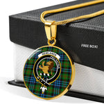 Newlands Clan Scotland Tartan Plaid Circle Pendant Necklace Jewelry Gift For Women,Gold Circle Necklace,Gold Necklace,Gold Necklace For Women,Necklaces Jewelry For Women,Silver Circle Necklace,Silver Necklace,Sterling Silver Necklace,Tartan Crest Circle Necklaces