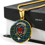 Farquharson Ancient Clan Scotland Tartan Plaid Circle Pendant Necklace Jewelry Gift For Women,Gold Circle Necklace,Gold Necklace,Gold Necklace For Women,Necklaces Jewelry For Women,Silver Circle Necklace,Silver Necklace,Sterling Silver Necklace,Tartan Crest Circle Necklaces
