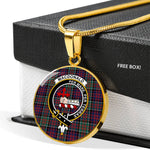 MacDonald Of Sleat Clan Scotland Tartan Plaid Circle Pendant Necklace Jewelry Gift For Women,Gold Circle Necklace,Gold Necklace,Gold Necklace For Women,Necklaces Jewelry For Women,Silver Circle Necklace,Silver Necklace,Sterling Silver Necklace,Tartan Crest Circle Necklaces