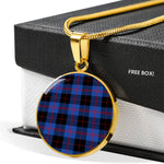 Angus Modern Clan Scotland Tartan Plaid Circle Pendant Necklace Jewelry Gift For Women,Gold Circle Necklace,Gold Necklace,Gold Necklace For Women,Necklaces Jewelry For Women,Silver Circle Necklace,Silver Necklace,Sterling Silver Necklace,Tartan Crest Circle Necklaces
