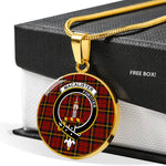 MacAlister Of Skye Clan Scotland Tartan Plaid Circle Pendant Necklace Jewelry Gift For Women,Gold Circle Necklace,Gold Necklace,Gold Necklace For Women,Necklaces Jewelry For Women,Silver Circle Necklace,Silver Necklace,Sterling Silver Necklace,Tartan Crest Circle Necklaces
