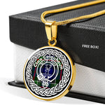 Colquhoun Crest Tartan Crest Circle Necklaces, Necklaces Jewelry For Women, Gold Circle Necklace, Silver Circle Necklace, Gold Necklace, Silver Necklace, Gold Necklace For Women, Custom Necklace, Sterling Silver Necklace