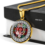 Boyd Crest Tartan Crest Circle Necklaces, Necklaces Jewelry For Women, Gold Circle Necklace, Silver Circle Necklace, Gold Necklace, Silver Necklace, Gold Necklace For Women, Custom Necklace, Sterling Silver Necklace