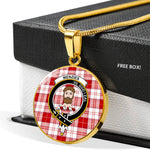 Menzies Red Clan Scotland Tartan Plaid Circle Pendant Necklace Jewelry Gift For Women,Gold Circle Necklace,Gold Necklace,Gold Necklace For Women,Necklaces Jewelry For Women,Silver Circle Necklace,Silver Necklace,Sterling Silver Necklace,Tartan Crest Circle Necklaces