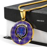 Ochterlony Clan Scotland Tartan Plaid Circle Pendant Necklace Jewelry Gift For Women,Gold Circle Necklace,Gold Necklace,Gold Necklace For Women,Necklaces Jewelry For Women,Silver Circle Necklace,Silver Necklace,Sterling Silver Necklace,Tartan Crest Circle Necklaces