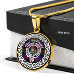 MacDonald Crest Tartan Crest Circle Necklaces, Necklaces Jewelry For Women, Gold Circle Necklace, Silver Circle Necklace, Gold Necklace, Silver Necklace, Gold Necklace For Women, Custom Necklace, Sterling Silver Necklace