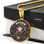 MacFarlane Hunting Modern Clan Scotland Tartan Plaid Circle Pendant Necklace Jewelry Gift For Women,Gold Circle Necklace,Gold Necklace,Gold Necklace For Women,Necklaces Jewelry For Women,Silver Circle Necklace,Silver Necklace,Sterling Silver Necklace,Tartan Crest Circle Necklaces