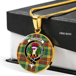 Buchanan Old Sett Clan Scotland Tartan Plaid Circle Pendant Necklace Jewelry Gift For Women,Gold Circle Necklace,Gold Necklace,Gold Necklace For Women,Necklaces Jewelry For Women,Silver Circle Necklace,Silver Necklace,Sterling Silver Necklace,Tartan Crest Circle Necklaces