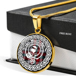 Borthwick Crest Tartan Crest Circle Necklaces, Necklaces Jewelry For Women, Gold Circle Necklace, Silver Circle Necklace, Gold Necklace, Silver Necklace, Gold Necklace For Women, Custom Necklace, Sterling Silver Necklace