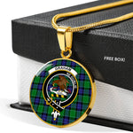 Graham Of Menteith Modern Clan Scotland Tartan Plaid Circle Pendant Necklace Jewelry Gift For Women,Gold Circle Necklace,Gold Necklace,Gold Necklace For Women,Necklaces Jewelry For Women,Silver Circle Necklace,Silver Necklace,Sterling Silver Necklace,Tartan Crest Circle Necklaces