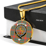 MacKintosh Ancient Clan Scotland Tartan Plaid Circle Pendant Necklace Jewelry Gift For Women,Gold Circle Necklace,Gold Necklace,Gold Necklace For Women,Necklaces Jewelry For Women,Silver Circle Necklace,Silver Necklace,Sterling Silver Necklace,Tartan Crest Circle Necklaces