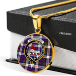 MacDonald Sleat Dress Modern Clan Scotland Tartan Plaid Circle Pendant Necklace Jewelry Gift For Women,Gold Circle Necklace,Gold Necklace,Gold Necklace For Women,Necklaces Jewelry For Women,Silver Circle Necklace,Silver Necklace,Sterling Silver Necklace,Tartan Crest Circle Necklaces