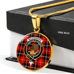 Majoribanks Clan Scotland Tartan Plaid Circle Pendant Necklace Jewelry Gift For Women,Gold Circle Necklace,Gold Necklace,Gold Necklace For Women,Necklaces Jewelry For Women,Silver Circle Necklace,Silver Necklace,Sterling Silver Necklace,Tartan Crest Circle Necklaces