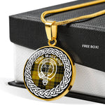 MacLeod Tartan Gold Circle Necklace,Gold Necklace,Gold Necklace For Women,Necklaces Jewelry For Women,Silver Circle Necklace,Silver Necklace,Sterling Silver Necklace,Tartan Crest Circle Necklaces,tartan jewelry necklace,tartan necklaces,tartan plaid necklace