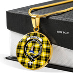 Barclay Dress Modern Clan Scotland Tartan Plaid Circle Pendant Necklace Jewelry Gift For Women,Gold Circle Necklace,Gold Necklace,Gold Necklace For Women,Necklaces Jewelry For Women,Silver Circle Necklace,Silver Necklace,Sterling Silver Necklace,Tartan Crest Circle Necklaces