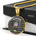 MacDonald Clan Ranald Ancient Clan Scotland Tartan Plaid Circle Pendant Necklace Jewelry Gift For Women,Gold Circle Necklace,Gold Necklace,Gold Necklace For Women,Necklaces Jewelry For Women,Silver Circle Necklace,Silver Necklace,Sterling Silver Necklace,Tartan Crest Circle Necklaces