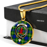 Maitland Clan Scotland Tartan Plaid Circle Pendant Necklace Jewelry Gift For Women,Gold Circle Necklace,Gold Necklace,Gold Necklace For Women,Necklaces Jewelry For Women,Silver Circle Necklace,Silver Necklace,Sterling Silver Necklace,Tartan Crest Circle Necklaces