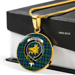 Campbell Ancient Clan Scotland Tartan Plaid Circle Pendant Necklace Jewelry Gift For Women,Gold Circle Necklace,Gold Necklace,Gold Necklace For Women,Necklaces Jewelry For Women,Silver Circle Necklace,Silver Necklace,Sterling Silver Necklace,Tartan Crest Circle Necklaces