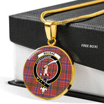 MacRae Ancient Clan Scotland Tartan Plaid Circle Pendant Necklace Jewelry Gift For Women,Gold Circle Necklace,Gold Necklace,Gold Necklace For Women,Necklaces Jewelry For Women,Silver Circle Necklace,Silver Necklace,Sterling Silver Necklace,Tartan Crest Circle Necklaces