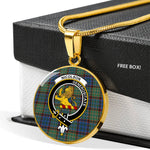Nicolson Hunting Ancient Clan Scotland Tartan Plaid Circle Pendant Necklace Jewelry Gift For Women,Gold Circle Necklace,Gold Necklace,Gold Necklace For Women,Necklaces Jewelry For Women,Silver Circle Necklace,Silver Necklace,Sterling Silver Necklace,Tartan Crest Circle Necklaces