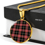 Norwegian Night Clan Scotland Tartan Plaid Circle Pendant Necklace Jewelry Gift For Women,Gold Circle Necklace,Gold Necklace,Gold Necklace For Women,Necklaces Jewelry For Women,Silver Circle Necklace,Silver Necklace,Sterling Silver Necklace,Tartan Crest Circle Necklaces