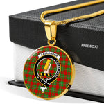 Callander Clan Scotland Tartan Plaid Circle Pendant Necklace Jewelry Gift For Women,Gold Circle Necklace,Gold Necklace,Gold Necklace For Women,Necklaces Jewelry For Women,Silver Circle Necklace,Silver Necklace,Sterling Silver Necklace,Tartan Crest Circle Necklaces