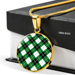 Argyle Diagonal Diamond Clan Scotland Tartan Plaid Circle Pendant Necklace Jewelry Gift For Women,Gold Circle Necklace,Gold Necklace,Gold Necklace For Women,Necklaces Jewelry For Women,Silver Circle Necklace,Silver Necklace,Sterling Silver Necklace,Tartan Crest Circle Necklaces