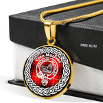 Maclver Crest Tartan Crest Circle Necklaces, Necklaces Jewelry For Women, Gold Circle Necklace, Silver Circle Necklace, Gold Necklace, Silver Necklace, Gold Necklace For Women, Custom Necklace, Sterling Silver Necklace