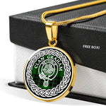 Graham Crest Tartan Crest Circle Necklaces, Necklaces Jewelry For Women, Gold Circle Necklace, Silver Circle Necklace, Gold Necklace, Silver Necklace, Gold Necklace For Women, Custom Necklace, Sterling Silver Necklace
