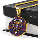 Chisholm Hunting Modern Clan Scotland Tartan Plaid Circle Pendant Necklace Jewelry Gift For Women,Gold Circle Necklace,Gold Necklace,Gold Necklace For Women,Necklaces Jewelry For Women,Silver Circle Necklace,Silver Necklace,Sterling Silver Necklace,Tartan Crest Circle Necklaces