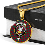 Lindsay Clan Scotland Tartan Plaid Circle Pendant Necklace Jewelry Gift For Women,Gold Circle Necklace,Gold Necklace,Gold Necklace For Women,Necklaces Jewelry For Women,Silver Circle Necklace,Silver Necklace,Sterling Silver Necklace,Tartan Crest Circle Necklaces