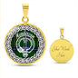 Scotstee Shop - Scotstee Shop Jewelry Henderson Tartan Crest Clan Scotland Tartan Plaid Circle Pendant Necklace Jewelry Gift For Women