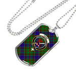 Adam Scottish Clan Tartan Military Necklace, Tartan Military Dog Tag Necklace Jewelry, Personalized Dog Tag, Custom Military Dog Tags, Personalized Dog Tags For Humans