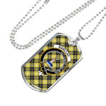Barclay Scottish Clan Tartan Military Necklace, Tartan Military Dog Tag Necklace Jewelry, Personalized Dog Tag, Custom Military Dog Tags, Personalized Dog Tags For Humans