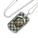 Bell Scottish Clan Tartan Military Necklace, Tartan Military Dog Tag Necklace Jewelry, Personalized Dog Tag, Custom Military Dog Tags, Personalized Dog Tags For Humans