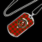 Adair Scottish Clan Tartan Military Necklace, Tartan Military Dog Tag Necklace Jewelry, Personalized Dog Tag, Custom Military Dog Tags, Personalized Dog Tags For Humans