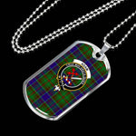 Adam Scottish Clan Tartan Military Necklace, Tartan Military Dog Tag Necklace Jewelry, Personalized Dog Tag, Custom Military Dog Tags, Personalized Dog Tags For Humans