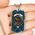 Baird Ancient Scottish Clan Tartan Military Necklace, Tartan Military Dog Tag Necklace Jewelry, Personalized Dog Tag, Custom Military Dog Tags, Personalized Dog Tags For Humans