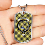 Barclay Scottish Clan Tartan Military Necklace, Tartan Military Dog Tag Necklace Jewelry, Personalized Dog Tag, Custom Military Dog Tags, Personalized Dog Tags For Humans