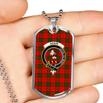 Adair Scottish Clan Tartan Military Necklace, Tartan Military Dog Tag Necklace Jewelry, Personalized Dog Tag, Custom Military Dog Tags, Personalized Dog Tags For Humans